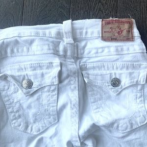 True Religion White Skinny Jeans
